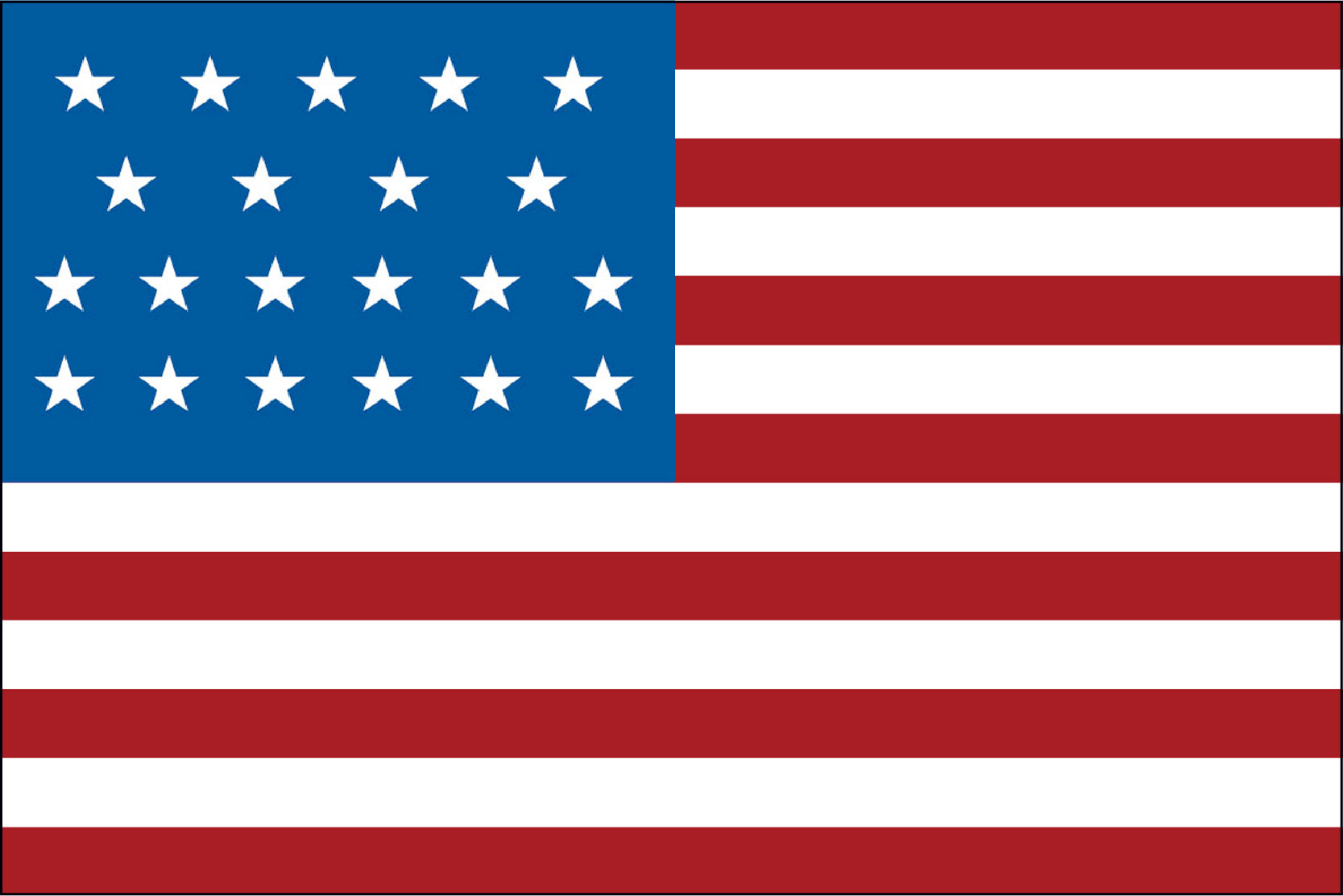 21 Star Old Glory Flag - LEAD TIMES ARE CURRENTLY RUNNING 6-8 WEEKS