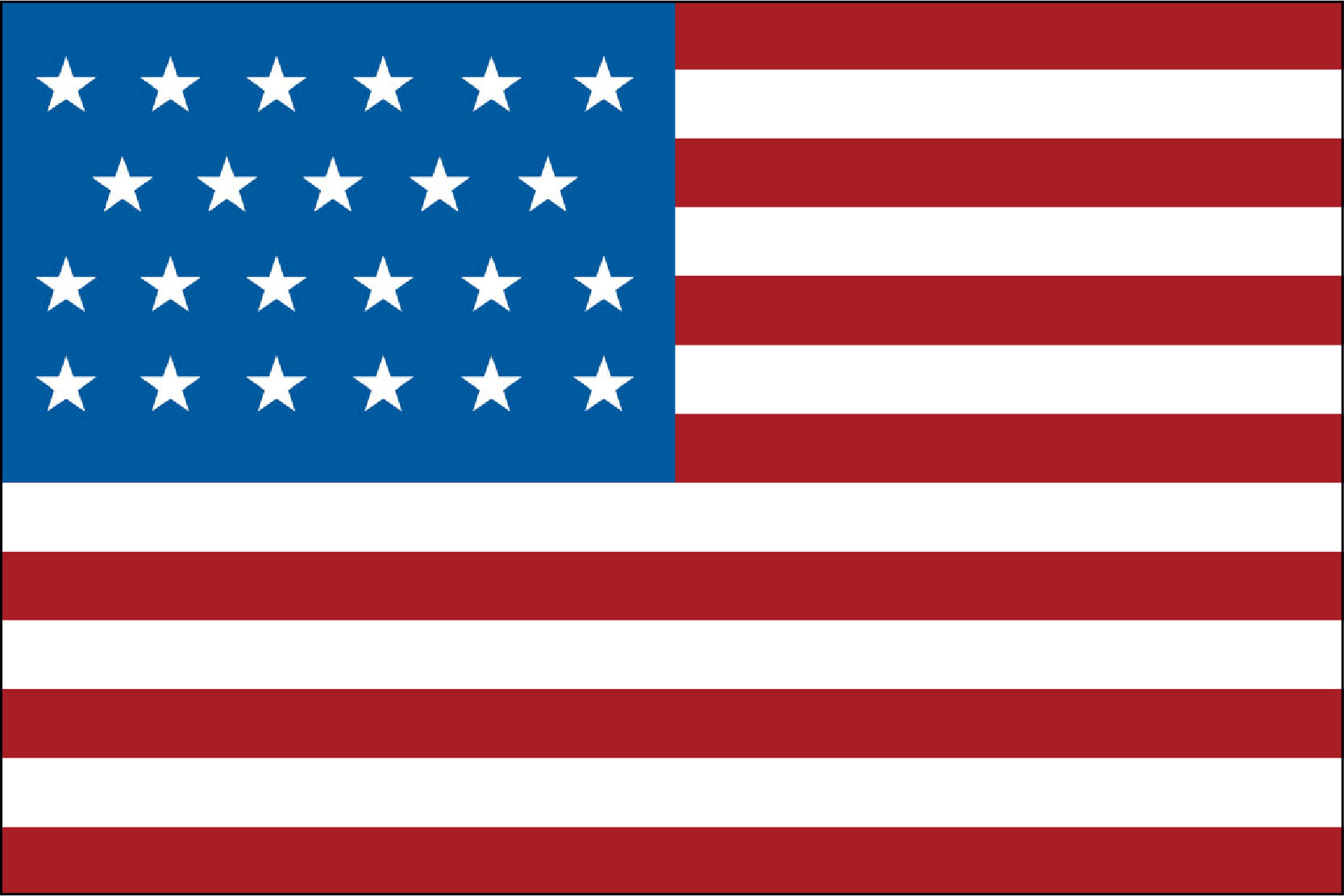 23 Star Old Glory Flag - LEAD TIMES ARE CURRENTLY RUNNING 6-8 WEEKS