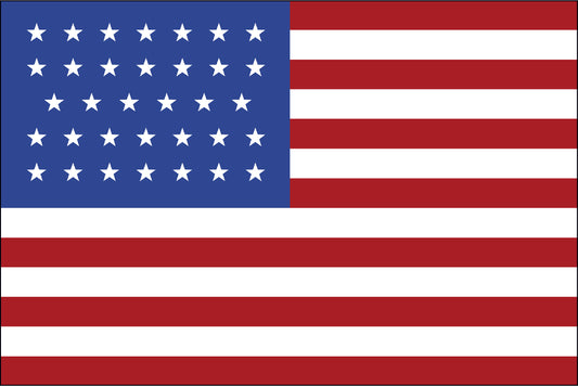 34 Star Old Glory Flag - LEAD TIMES ARE CURRENTLY RUNNING 6-8 WEEKS