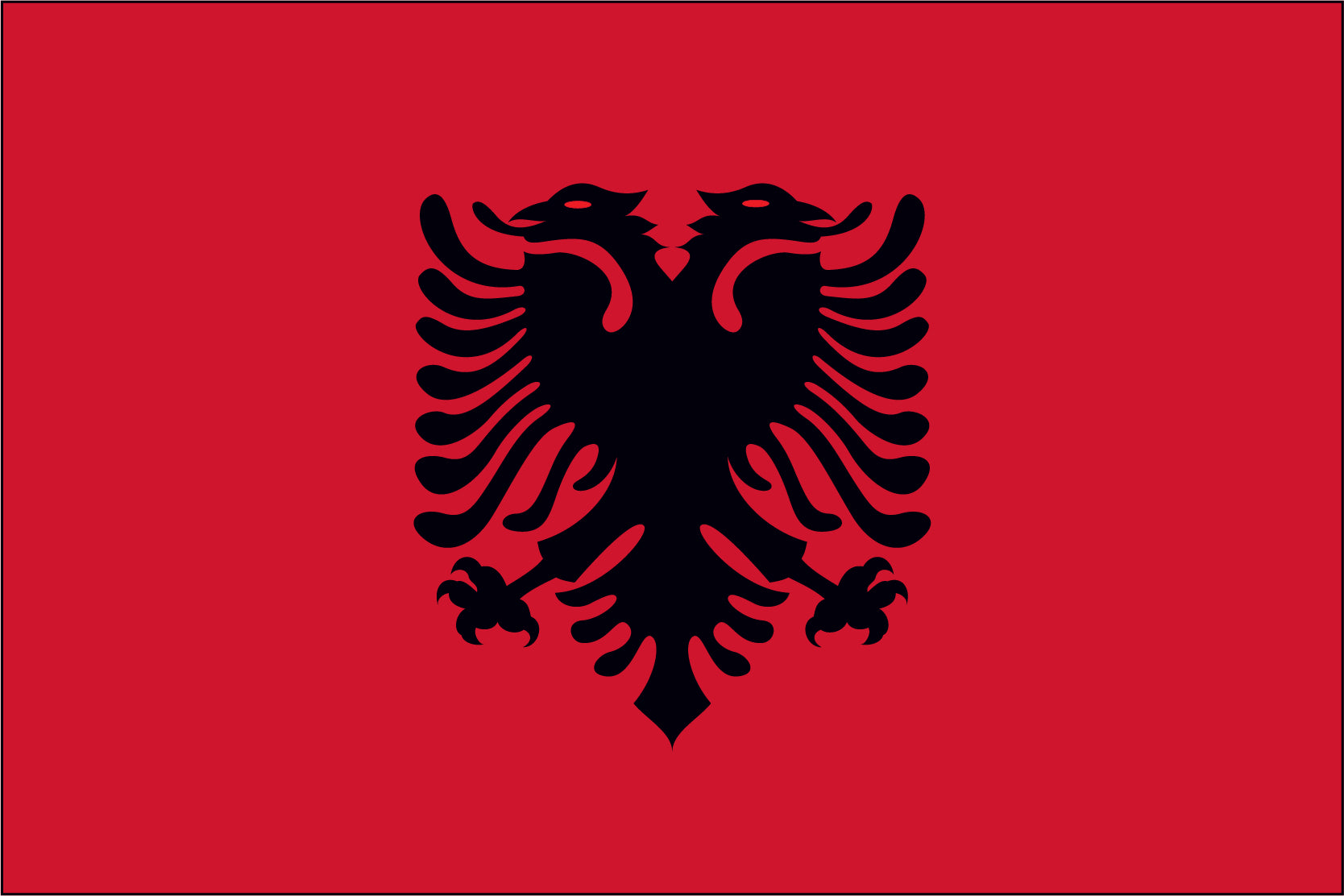 Albania Miniature Flag 4