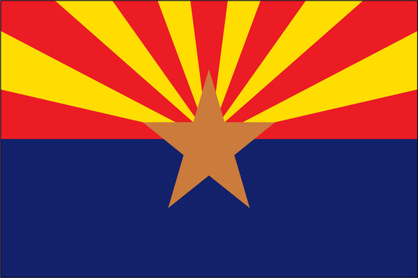Arizona Miniature 4" x 6" Flag