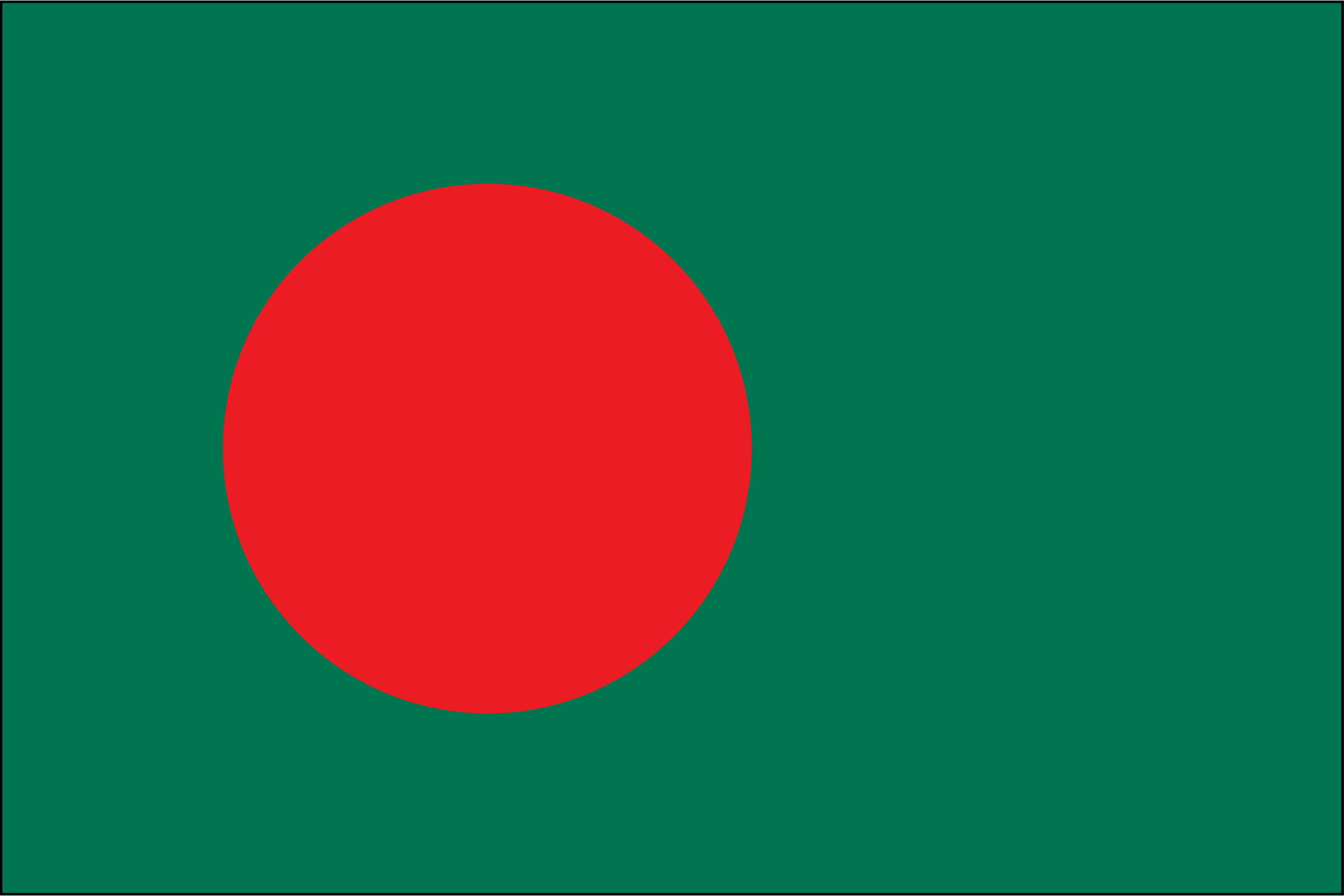Bangladesh Miniature Flag 4