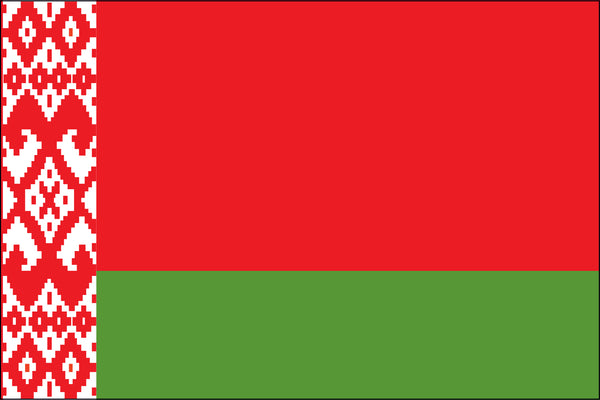 Belarus Miniature Flag 4" x 6"