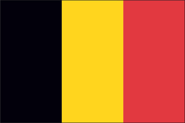 Belgium Miniature Flag 4" x 6"