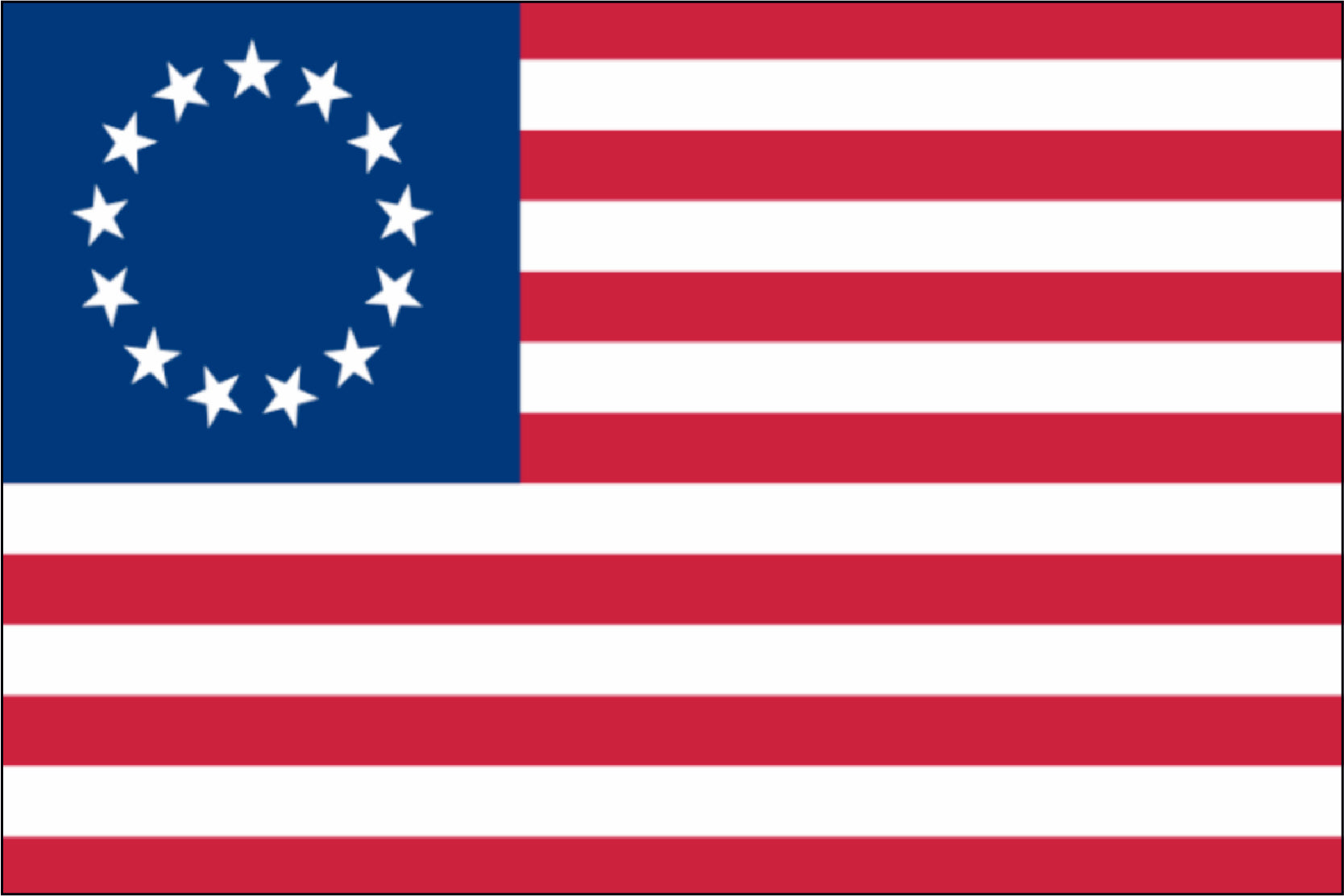 Betsy Ross Flag - Sewn