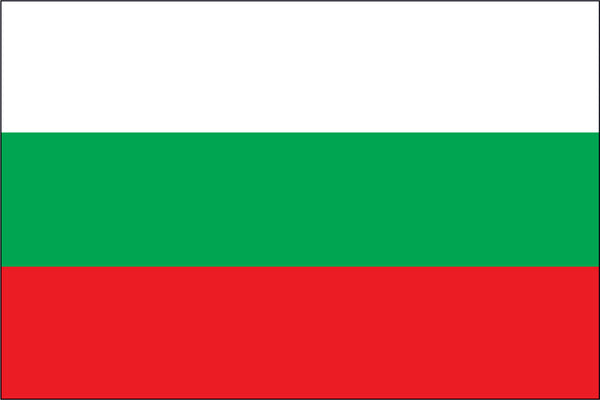 Bulgaria Miniature Flag 4" x 6"