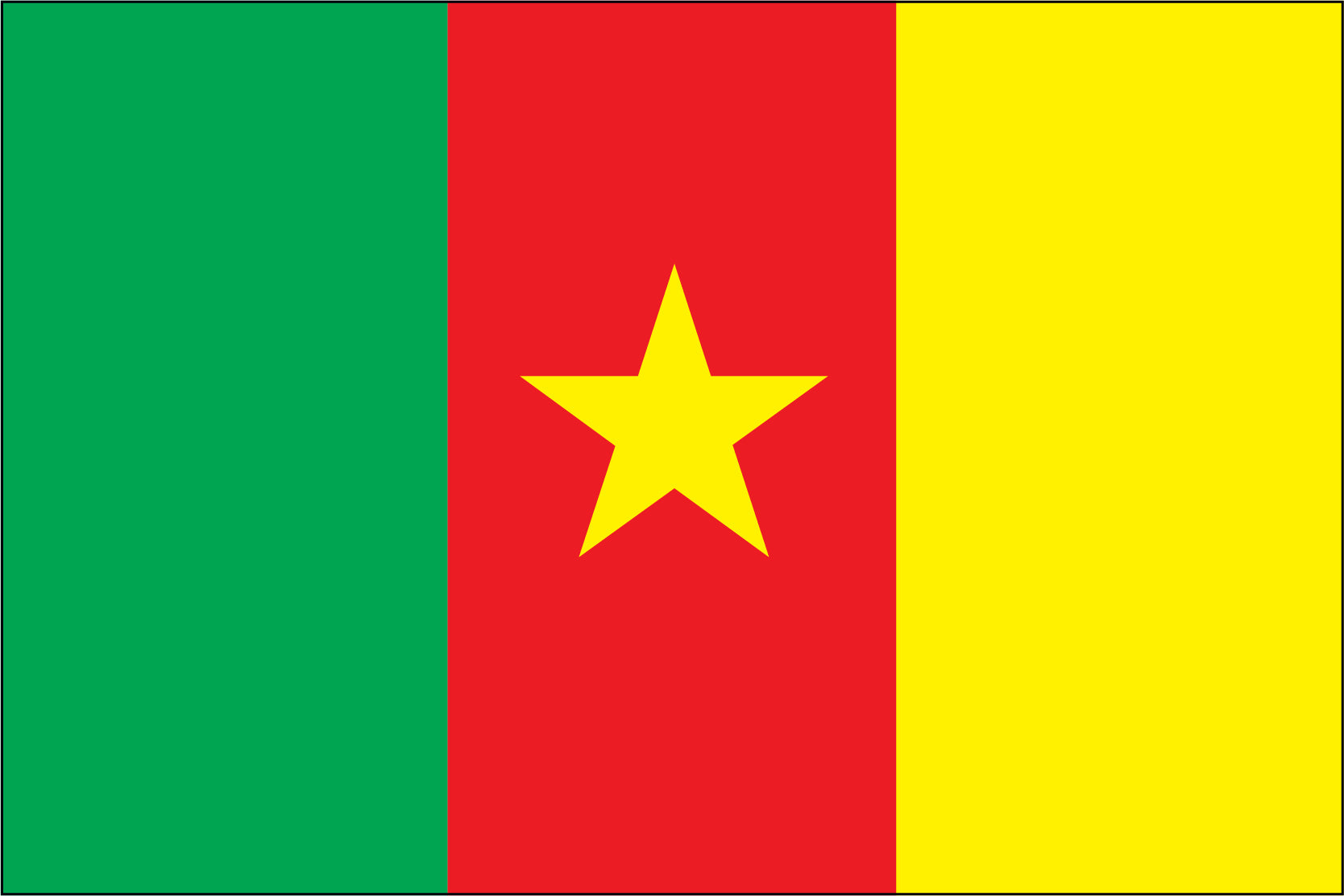 Cameroon Miniature Flag 4