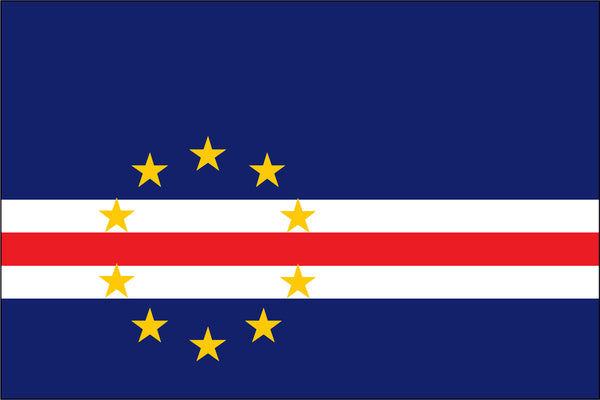 Cape Verde Miniature Flag 4" x 6"