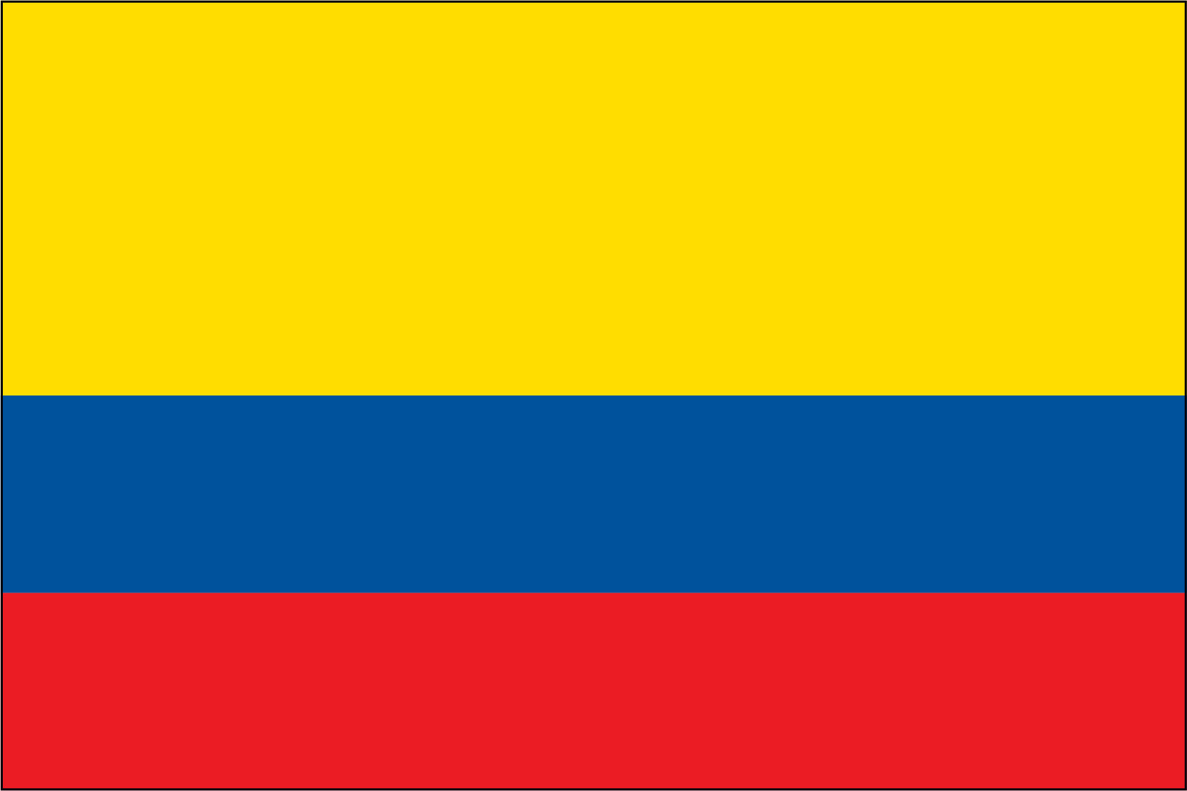 Colombia Miniature Flag 4