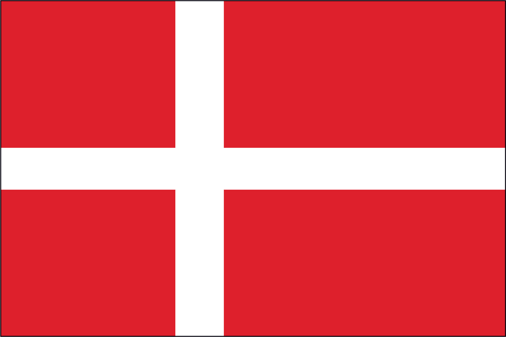 Denmark Miniature Flag 4