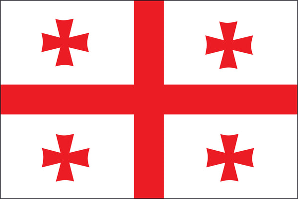 Georgia Miniature Flag 4" x 6"