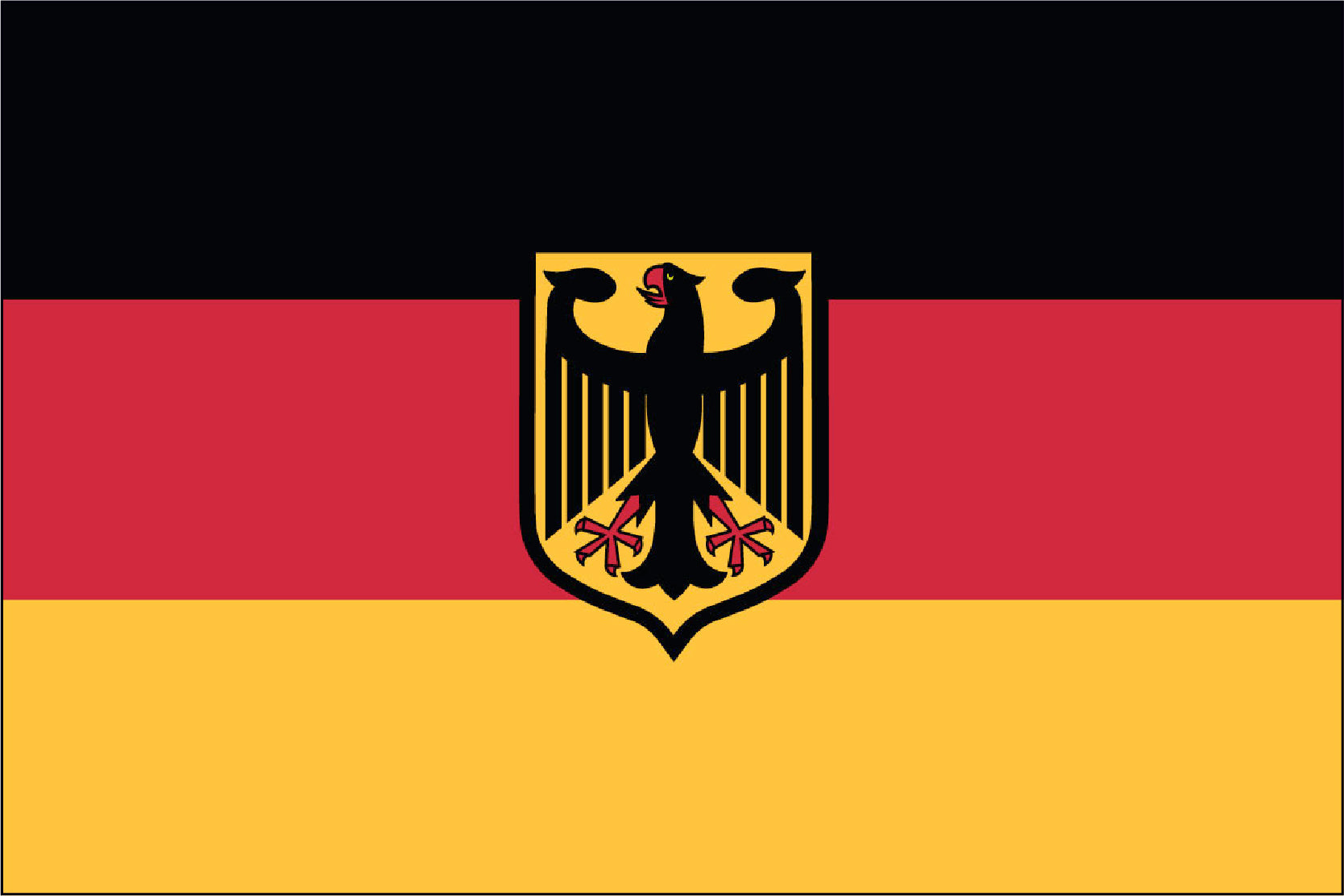 Germany with Eagle Flag
