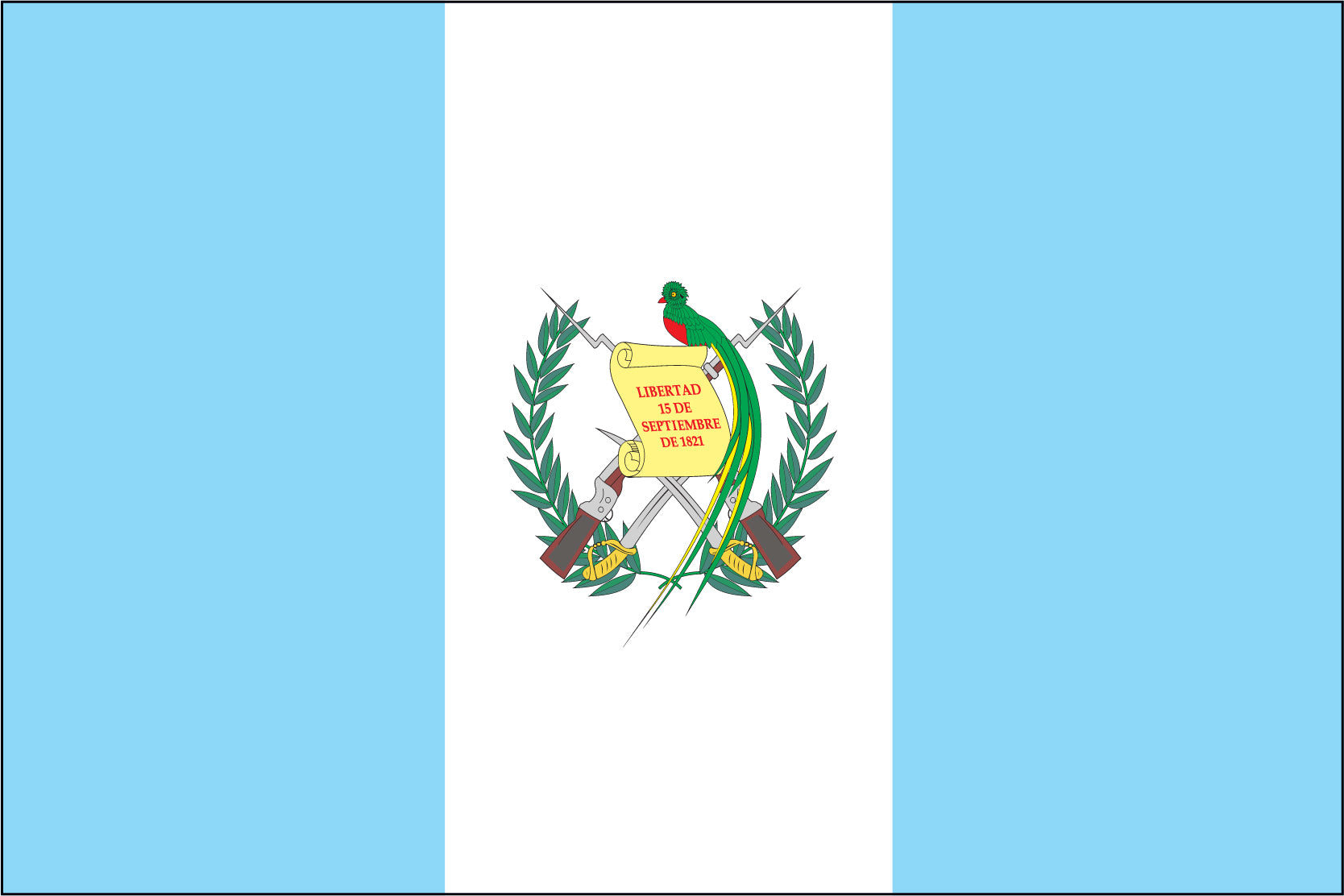 Guatemala Miniature Flag 4
