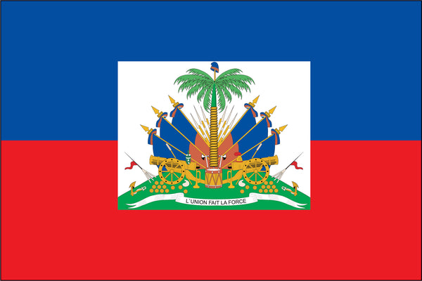 Haiti Miniature Flag 4" x 6"
