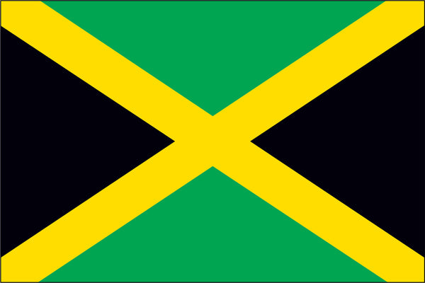 Jamaica Miniature Flag 4" x 6"