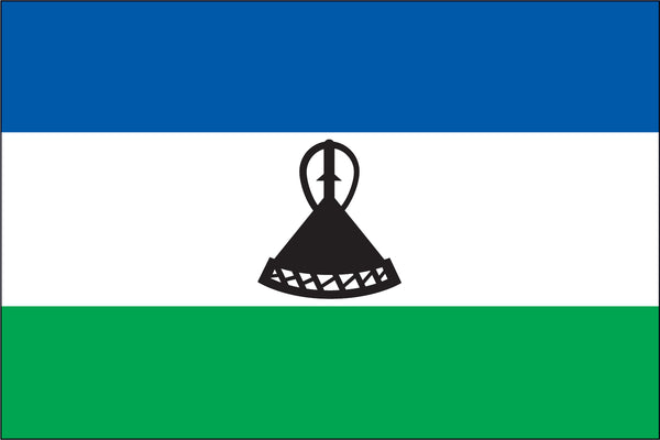 Lesotho Miniature Flag 4" x 6"