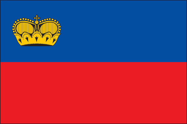 Liechtenstein Miniature Flag 4" x 6"