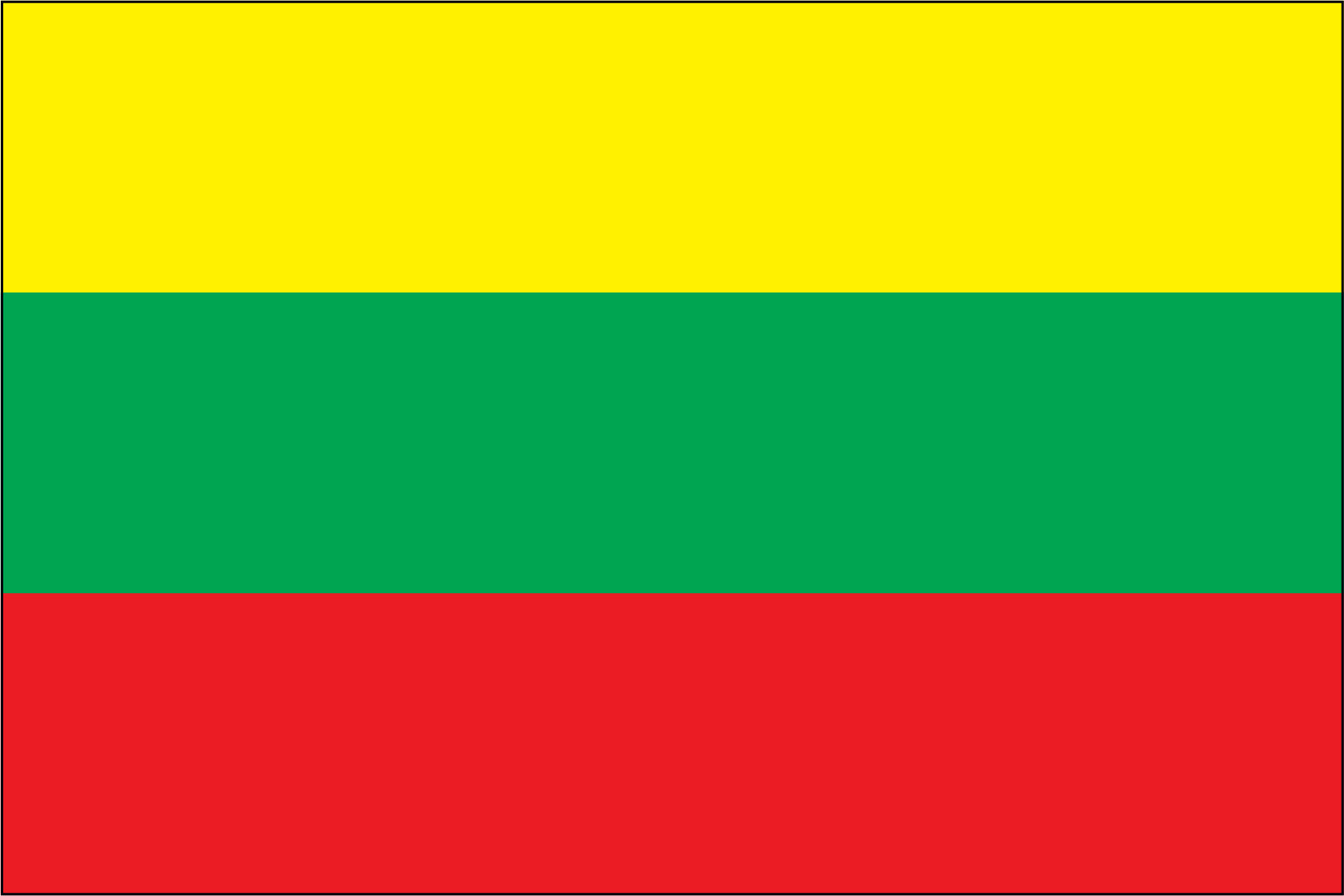 Lithuania Miniature Flag 4