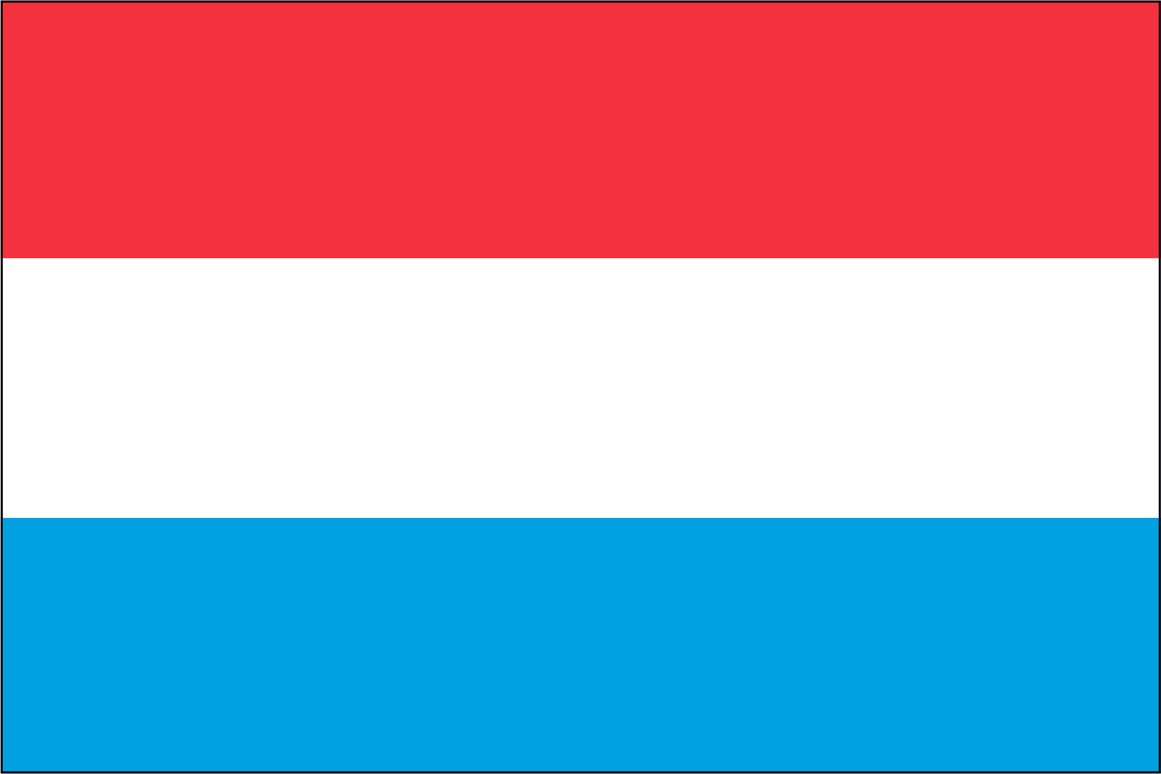 Luxembourg Miniature Flag 4
