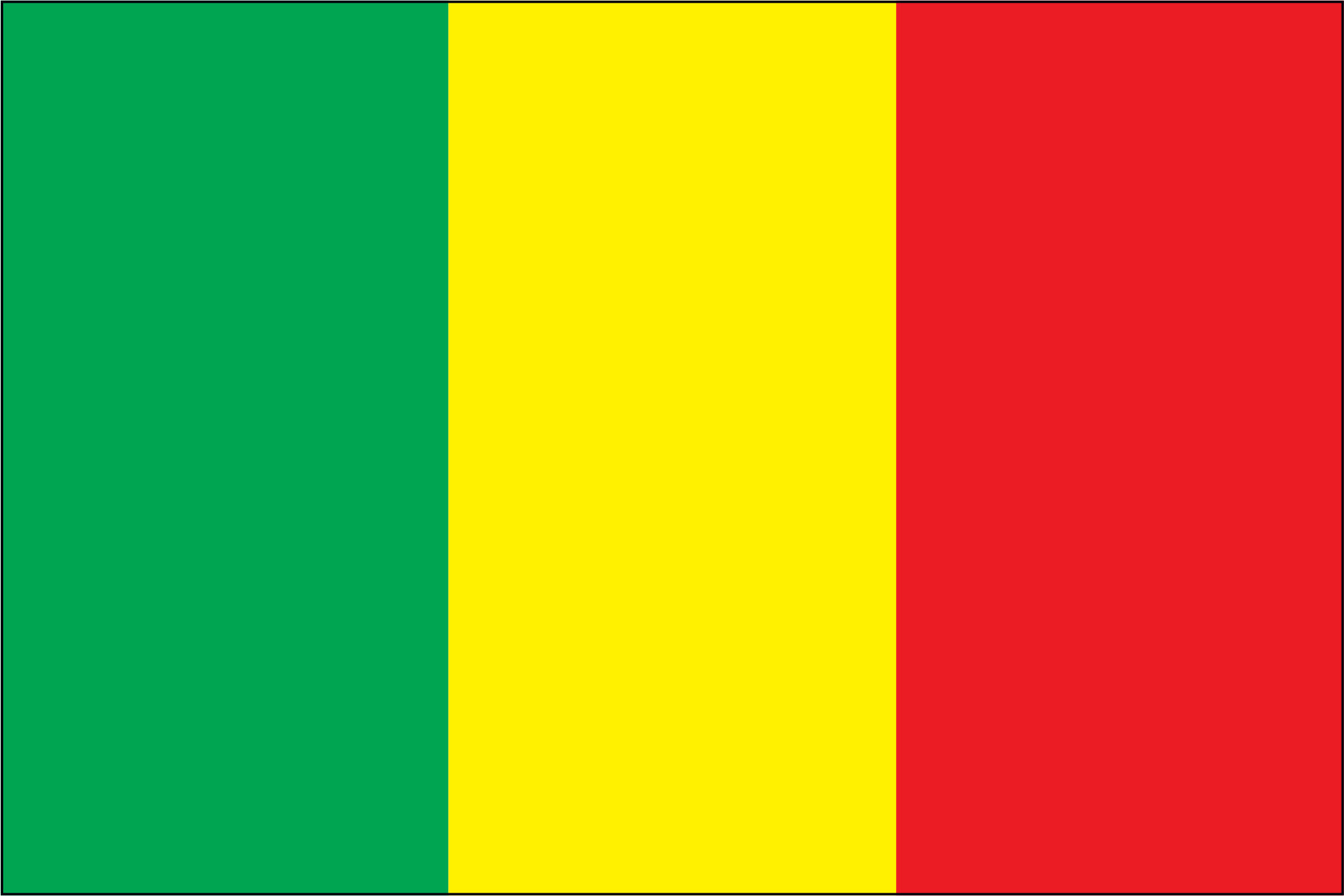 Mali Miniature Flag 4
