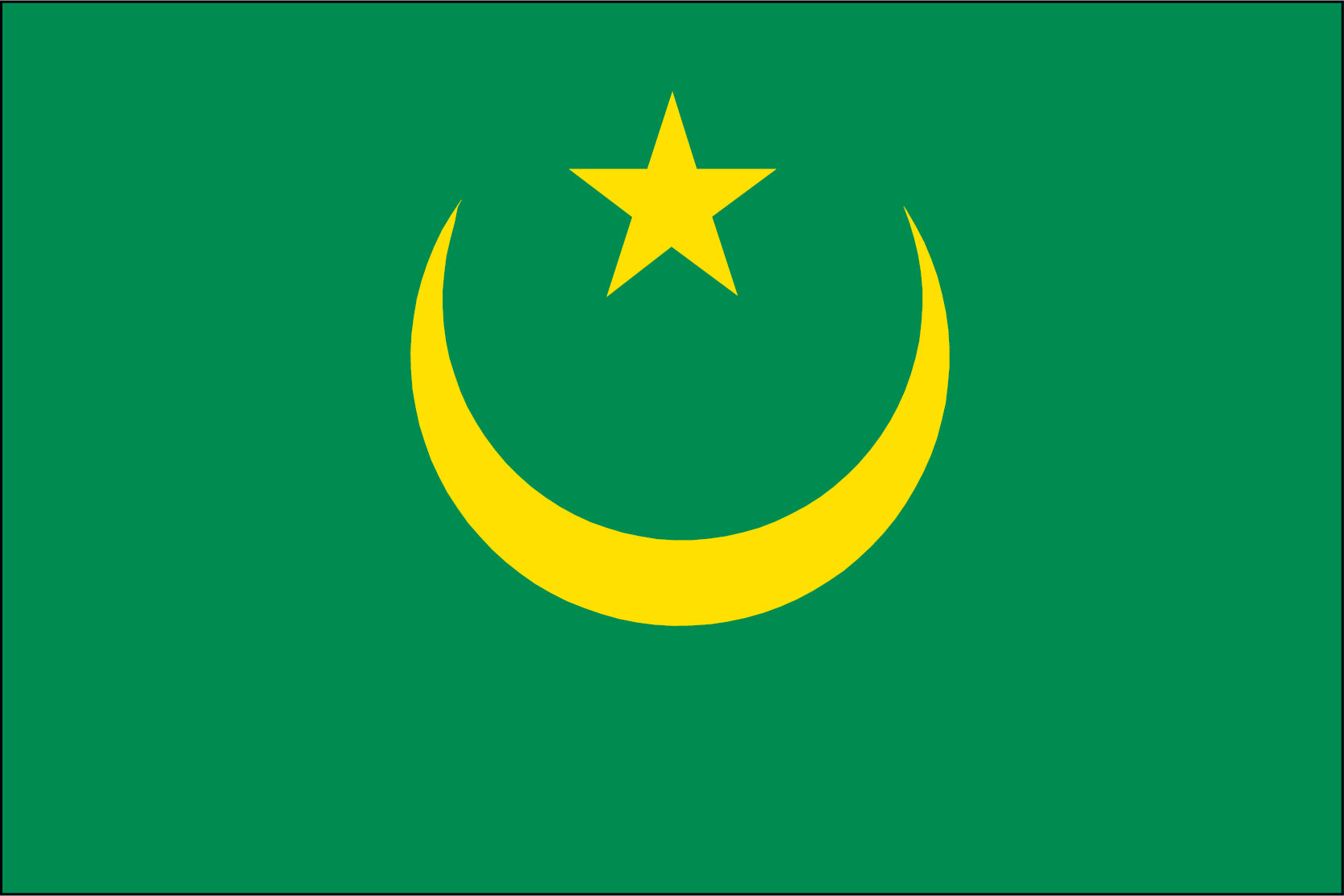 Mauritania 3' X 5'