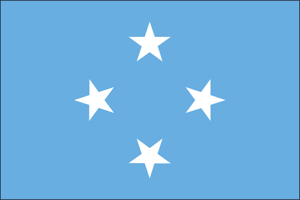 Micronesia Miniature Flag 4" x 6"