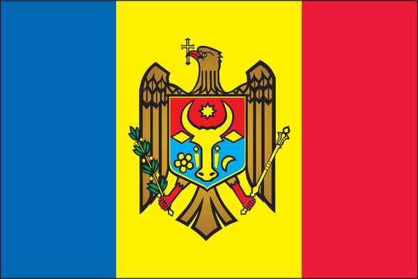 Moldova Miniature Flag 4" x 6"