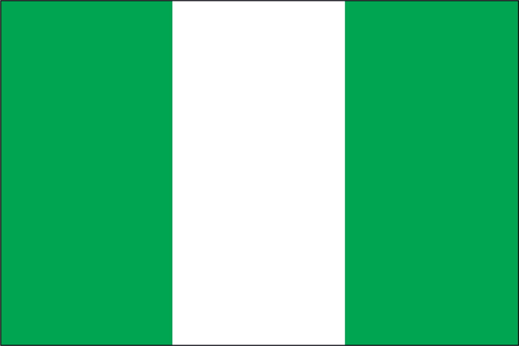 Nigeria Miniature Flag 4