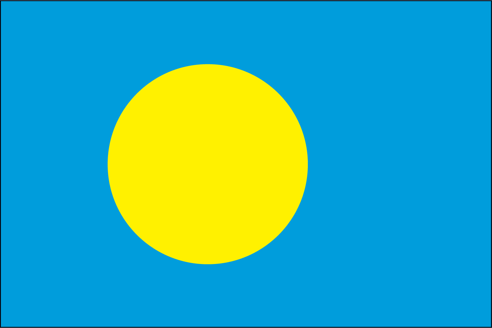 Palau Miniature Flag 4