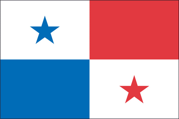 Panama Miniature Flag 4" x 6"