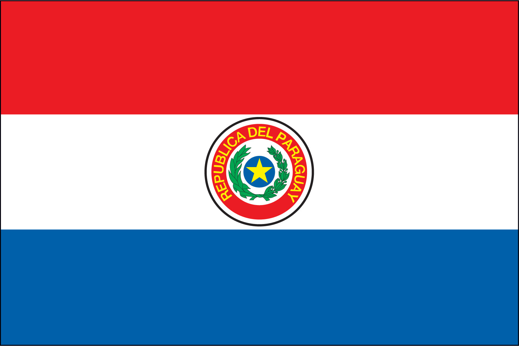 Paraguay Miniature Flag 4