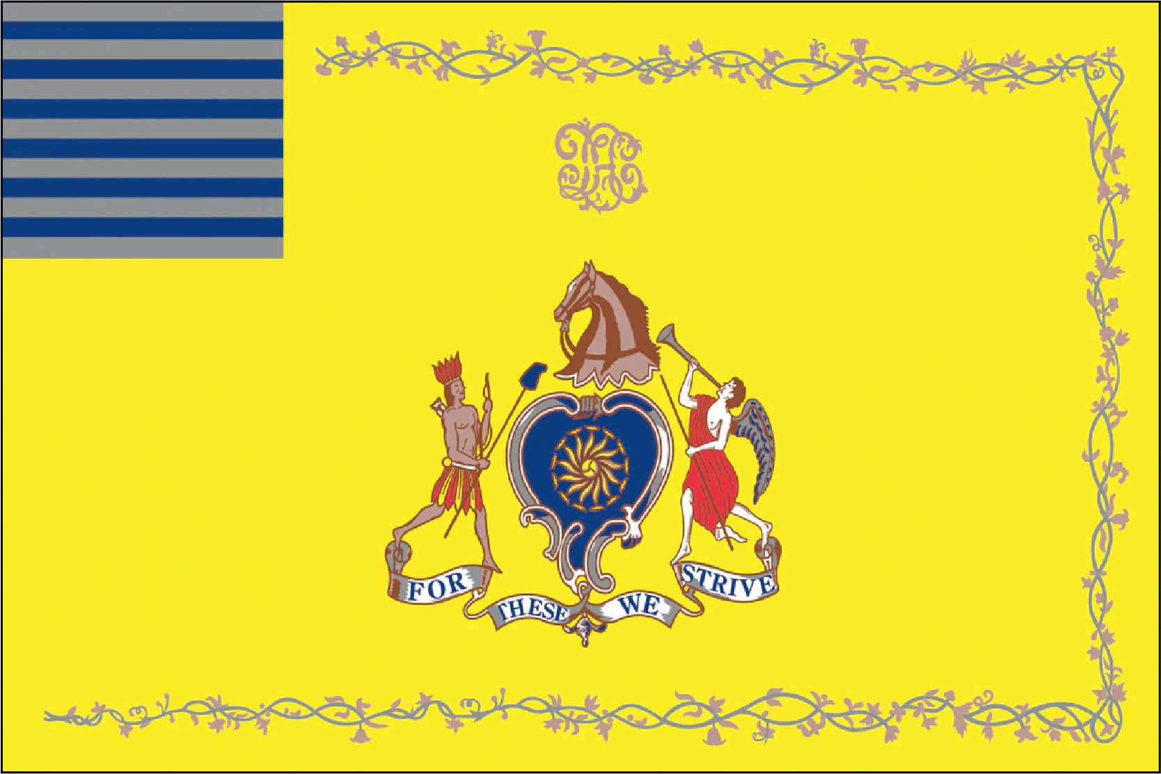Philadelphia Light Horse Troop 3' x 5' Flag