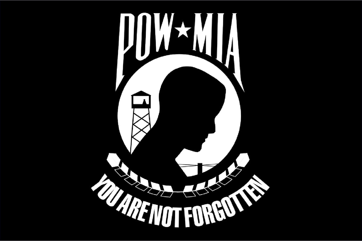 POW/MIA NYLON PRINT FLAG
