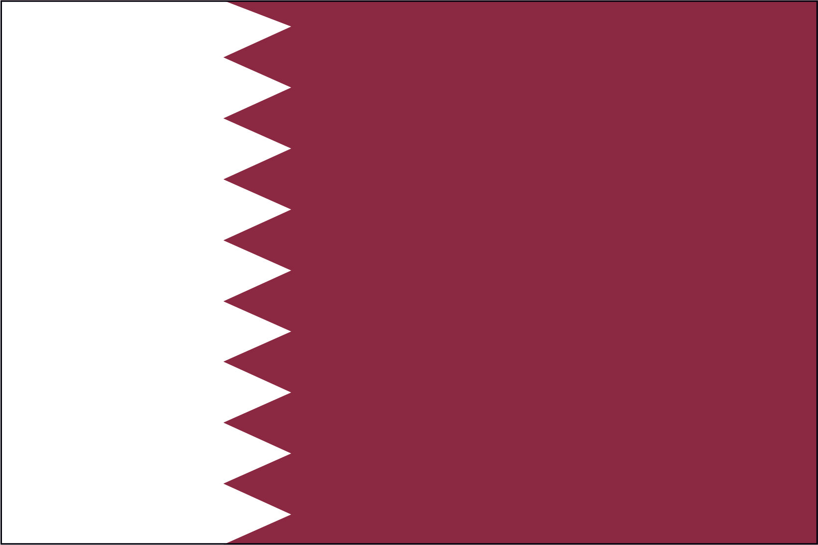 Qatar Miniature Flag 4