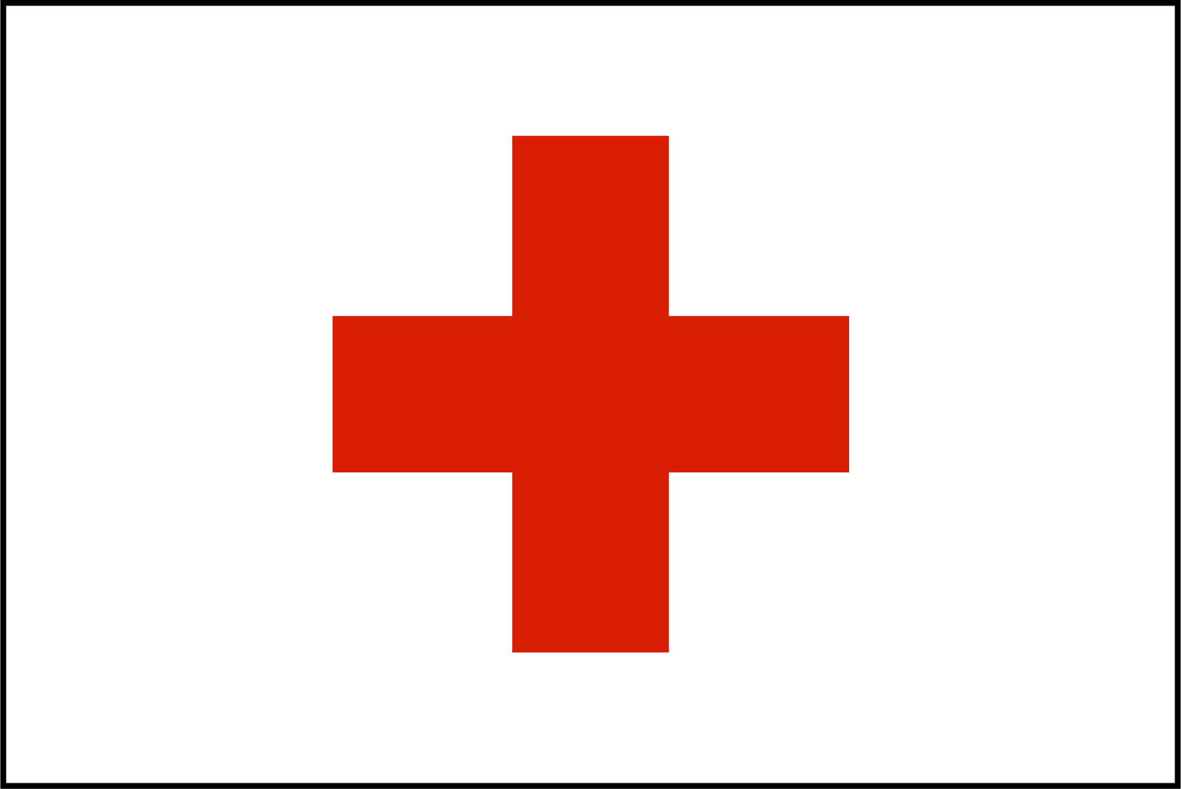 Red Cross Flag 4' x 6'