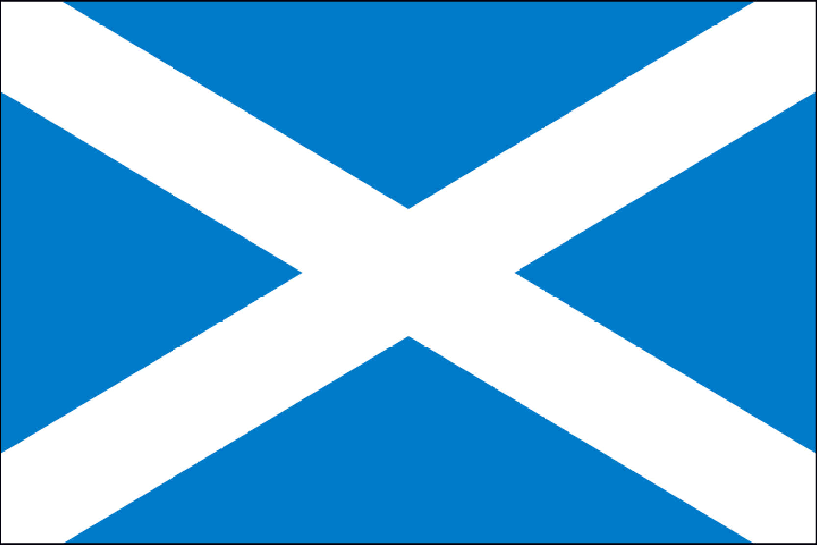Scotland St. Andrews Cross flag