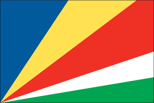 Seychelles Miniature Flag 4" x 6"