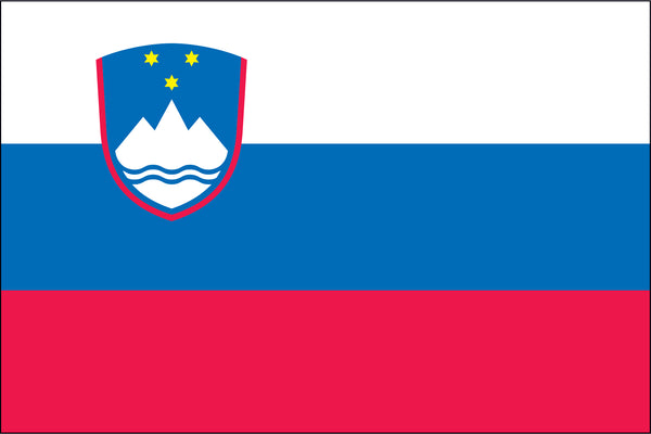 Slovenia Miniature Flag 4" x 6"