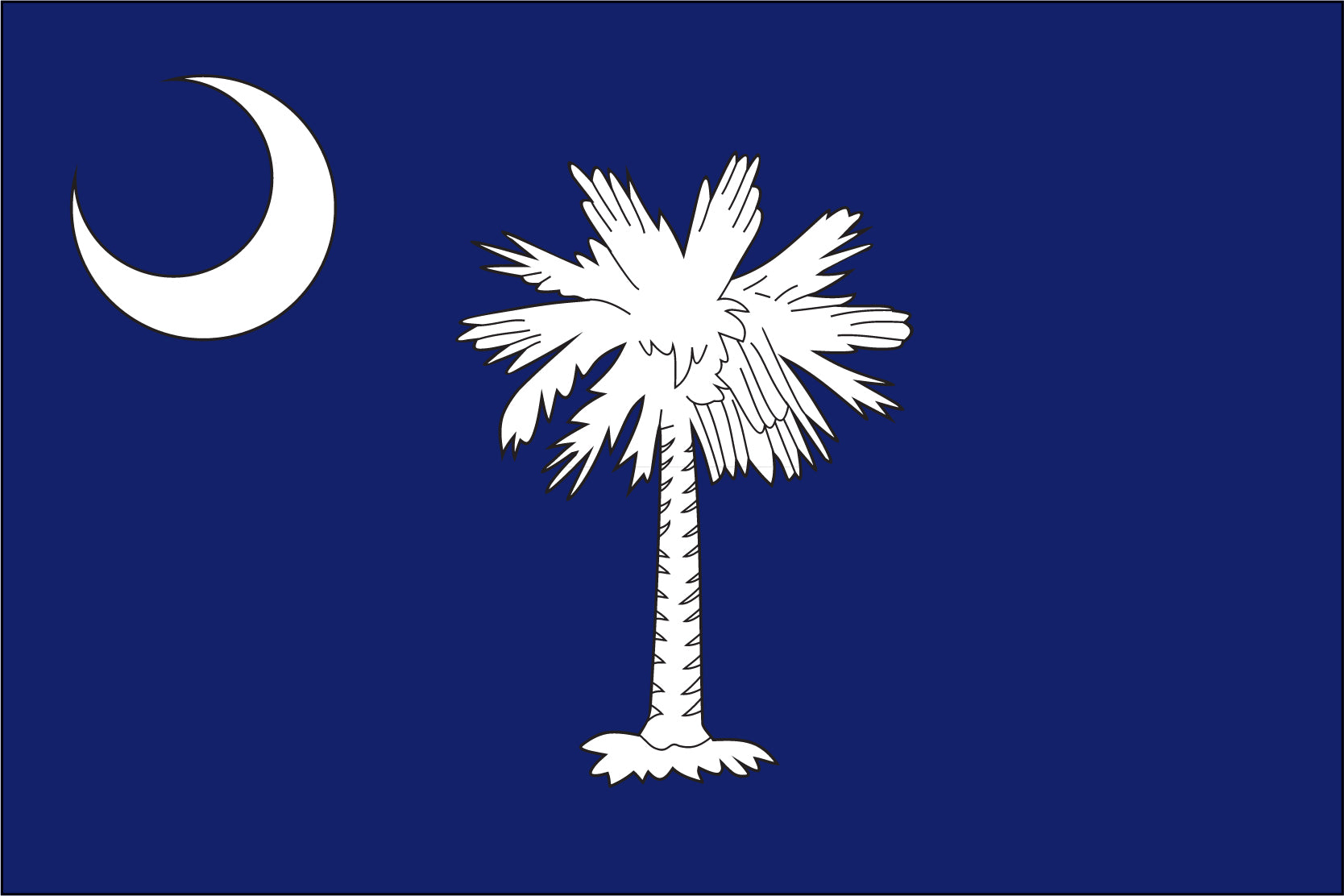 south carolina flag, flag of south carolina