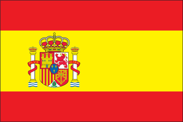 Spain Miniature Flag 4" x 6"