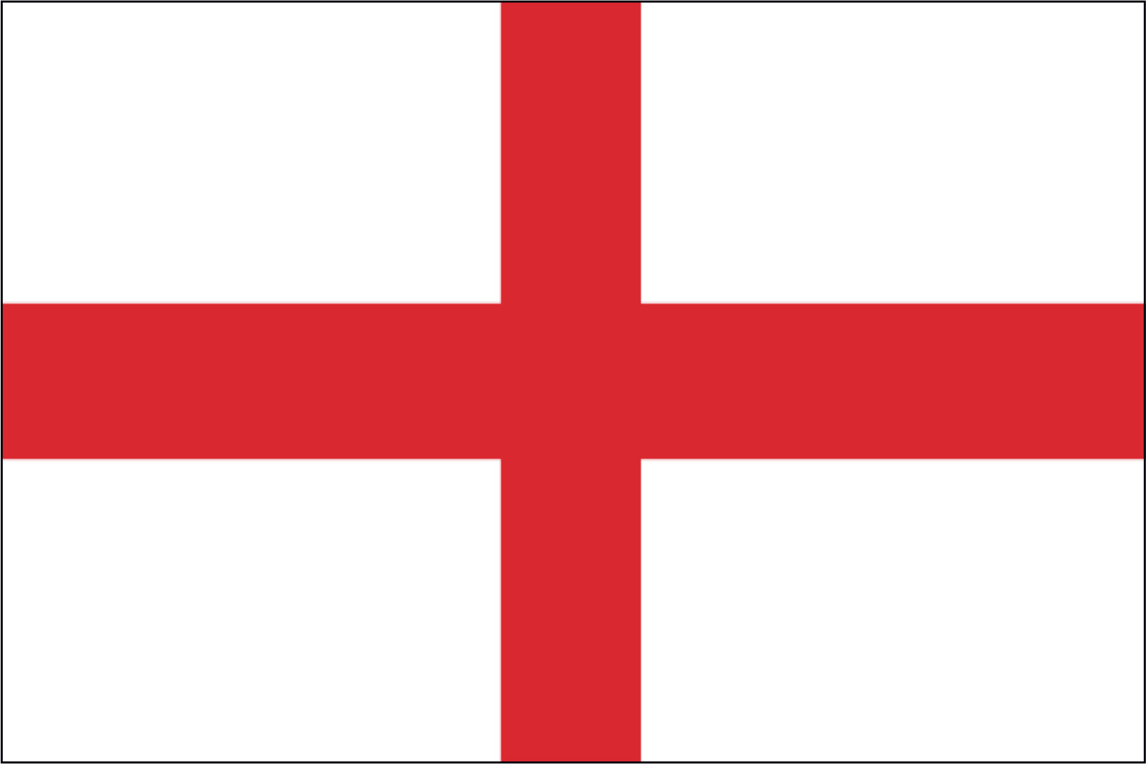St. George's Cross 3' x 5' Flag