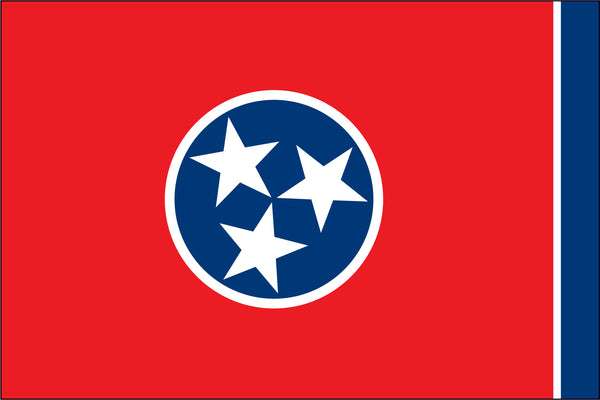 Tennessee Miniature 4" x 6" Flag