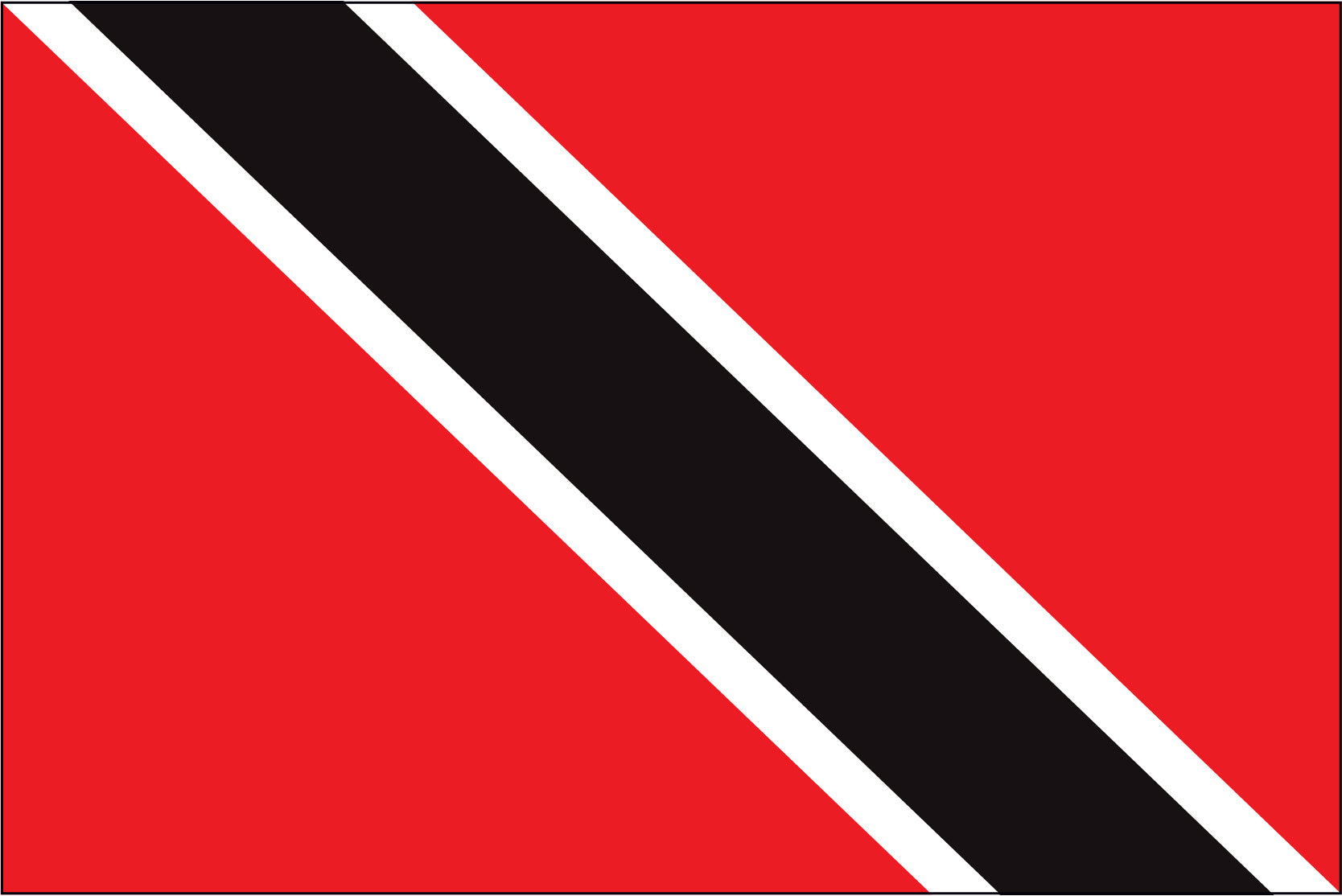 Trinidad & Tobago Miniature Flag 4
