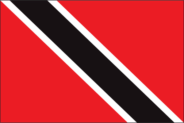 Trinidad & Tobago Miniature Flag 4" x 6"