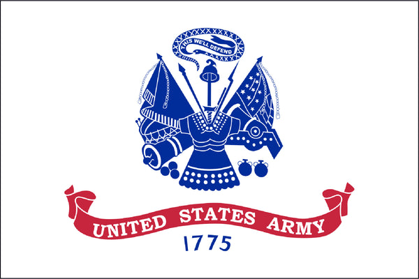 Army Miniature Rayon Flag 4" x 6"