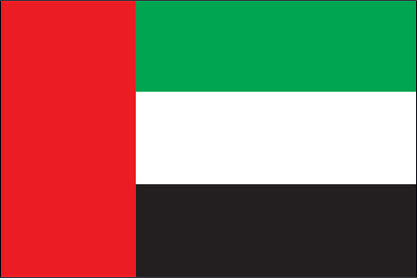United Arab Emirates Miniature Flag 4" x 6"
