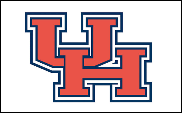 University of Houston Flag (White, Red & Blue) 5' x 8'