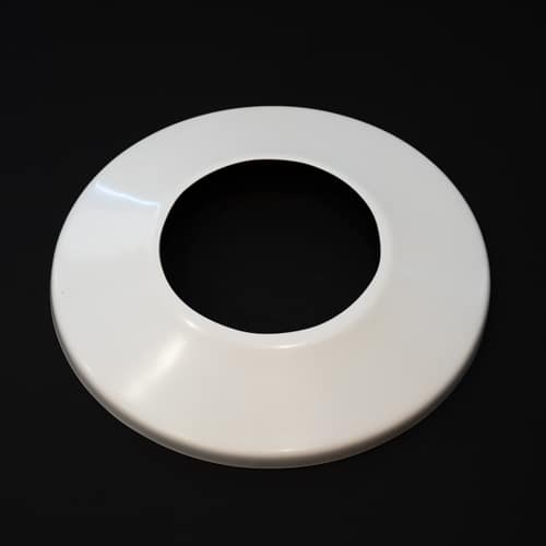 White Fiberglass Flash Collar for 70'-100' commercial fiberglass flagpole