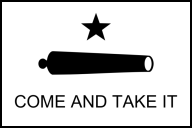 Gonzales flag (Come and Take It)- Printed