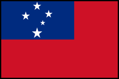 Samoa Miniature Flag 4